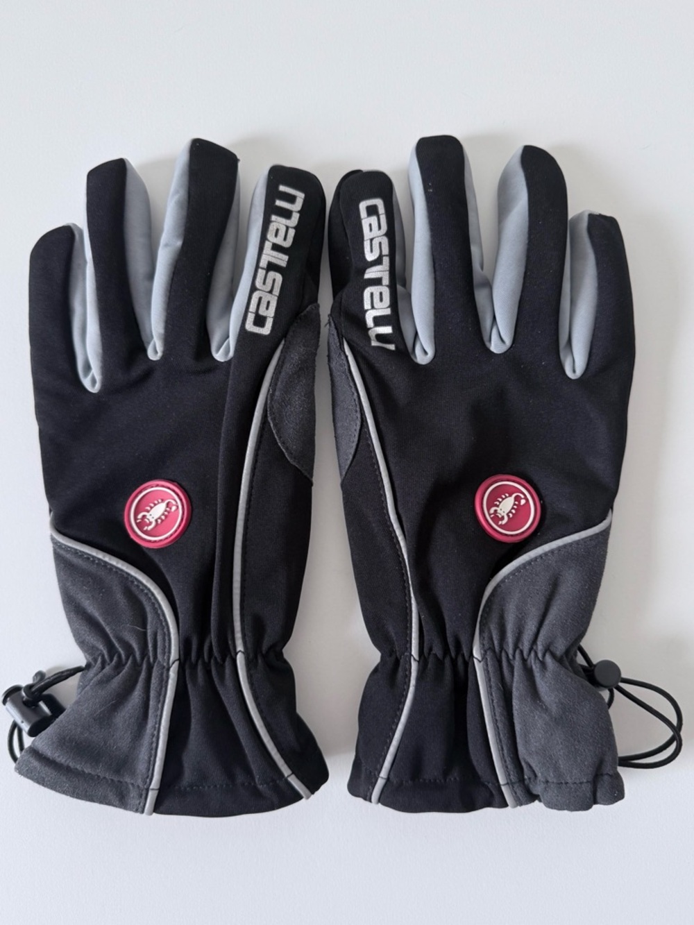 RARE Castelli Cycling Gloves Sample Prototype - All-Over Scorpion Grip -Men’s M